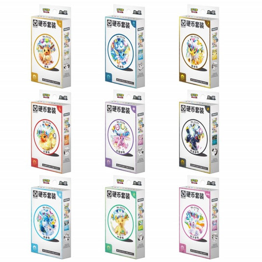 Pokémon Crystal Gathering Coin Set Collection Box – produkt og innhold