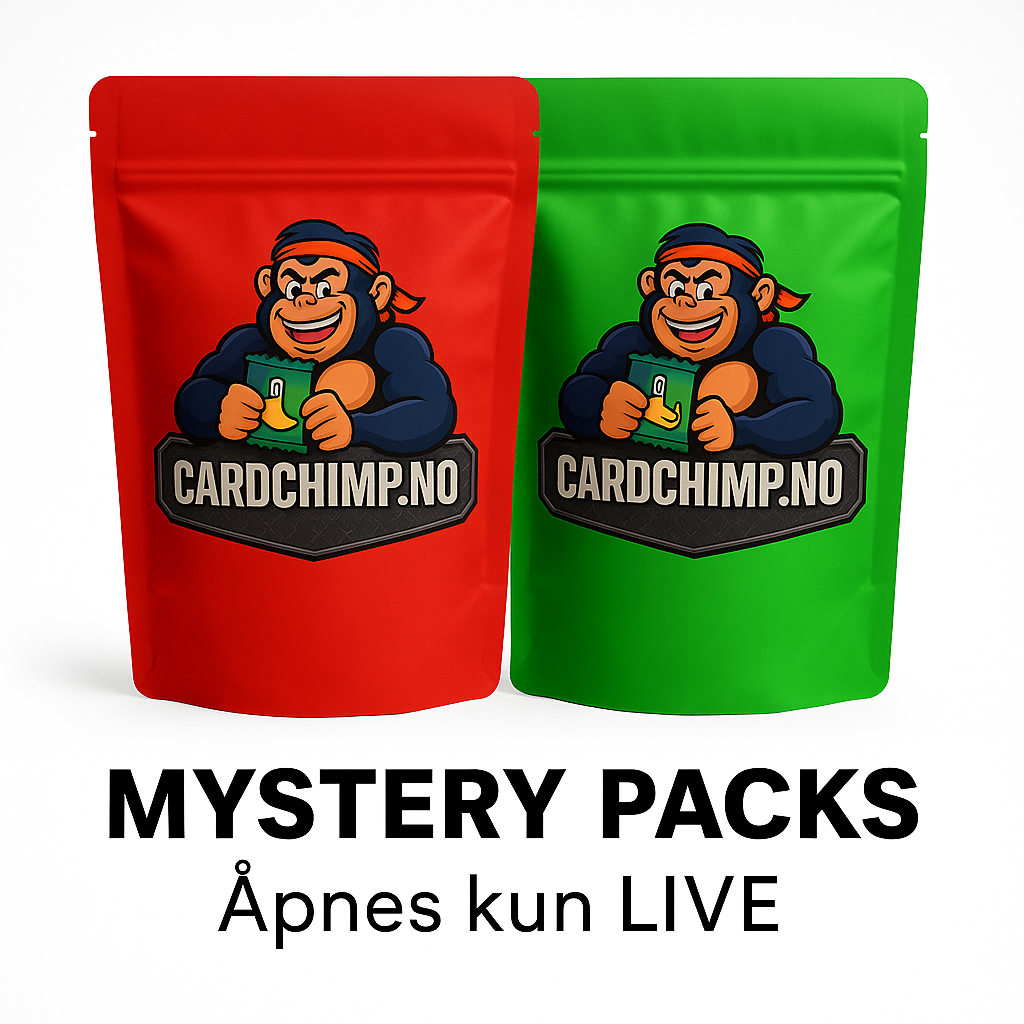 CARDCHIMP MYSTERY PACK – ÅPNES KUN LIVE