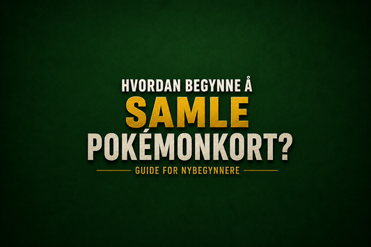 Hvordan begynne å samle Pokémonkort?