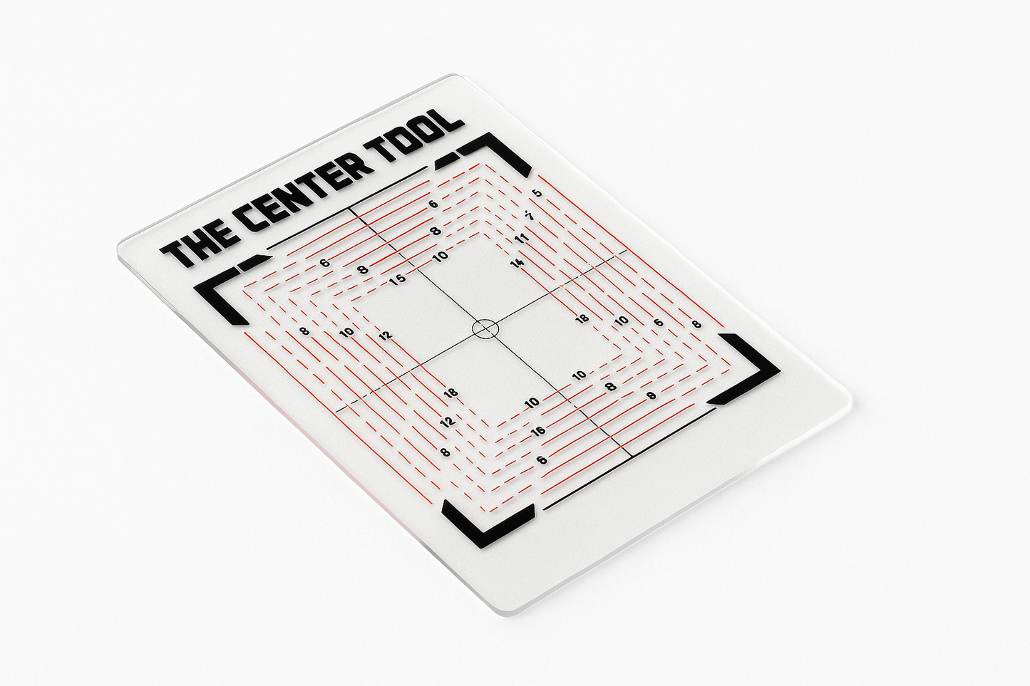 Sentreringsverktøy for samlekort