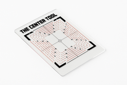 Sentreringsverktøy for samlekort