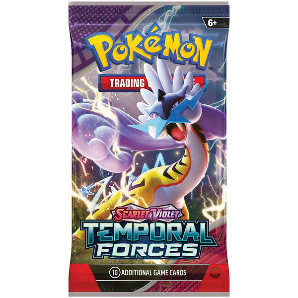 Pokomon Temporal Forces boosterpakke med 10 kort – Cardchimp.no