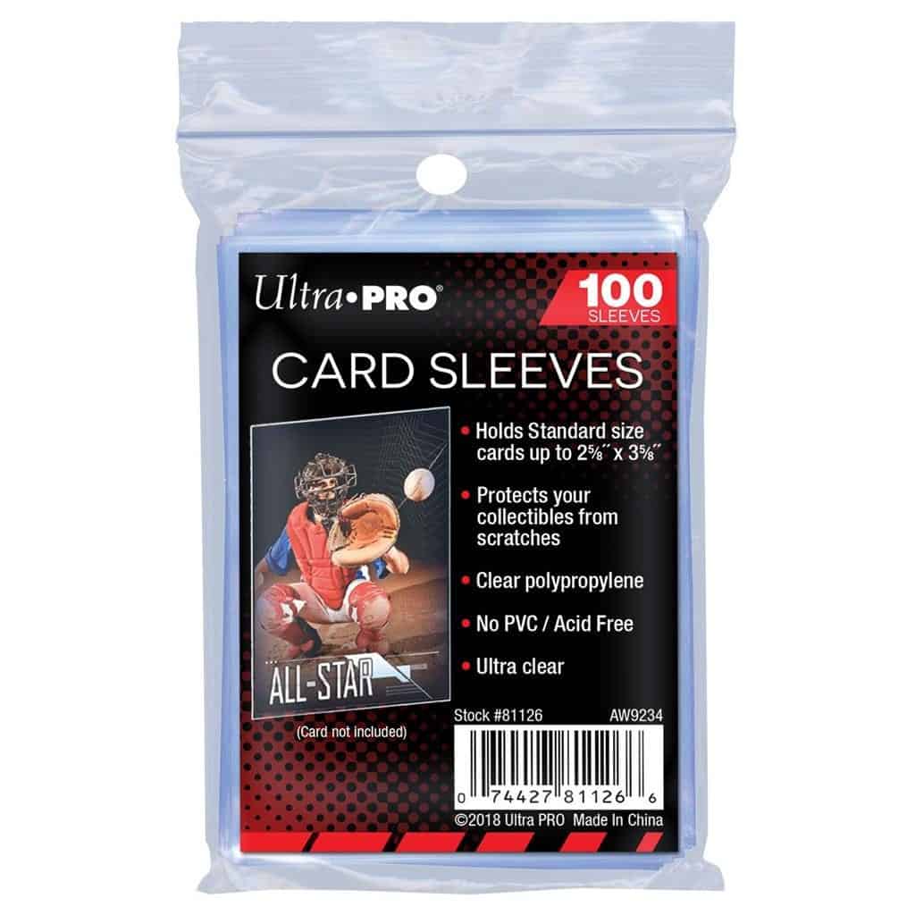 Ultra Pro card sleeves 100-pakning – kortbeskyttelse for samlekort