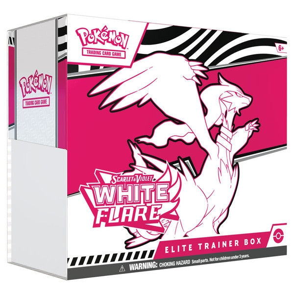 Pokémon White Flare Elite Trainer Box – booster packs, promo og tilbehør