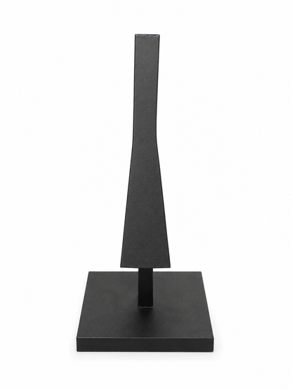 Sort 3D-printet Slab Display for PSA- og CGC-graderte samlekort med 10 × 10 cm base.